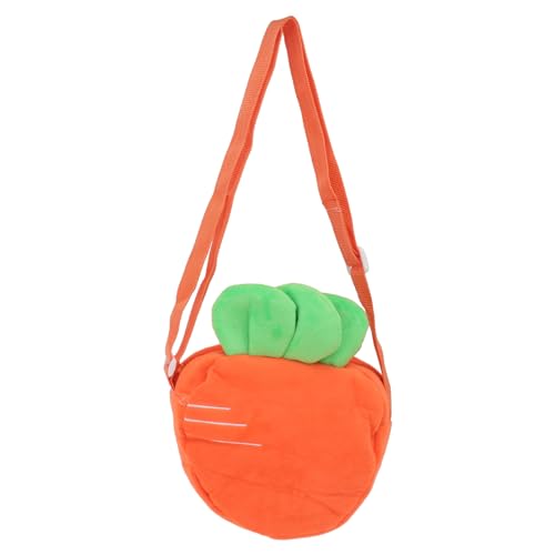 Womens Wallet Womens Wallet Cute Carrot Plush Shoulder Bag Fluffy Carrot Fruit Bag Purse Crossbody Messenger Shoulder Handbag for Women Girls Canvas Tote Purses