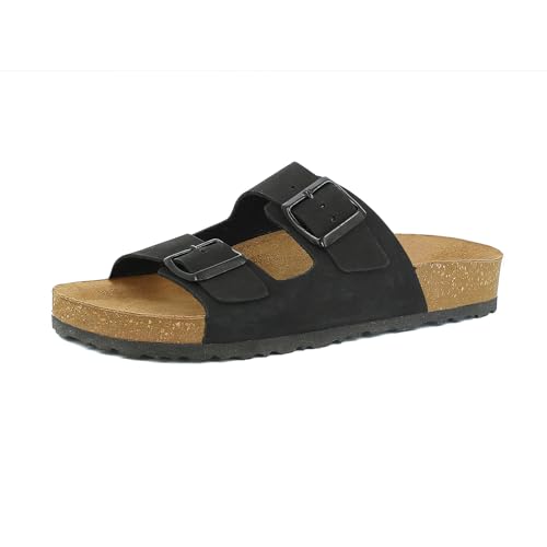 Mules femme en cuir véritable rembourré pour une élégance durable