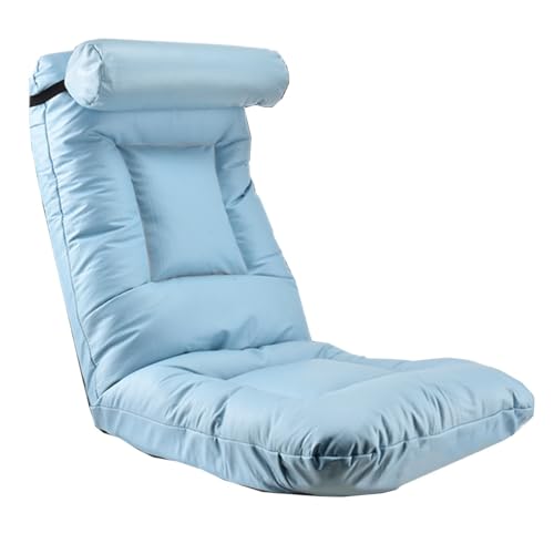 Fauteuil de sol pliable beige avec dossier réglable pour adulte | Générique