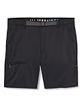 wrangler short rise jeans Corte regular All Terrain Gear by Wrangler 8 Pocket Belted Short Pantalones cortos de senderismo, negro azabache, 42 para Hombre