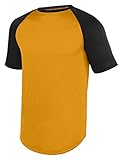 Augusta Sportswear Men's XL 1508, Gold/Black, X-Large