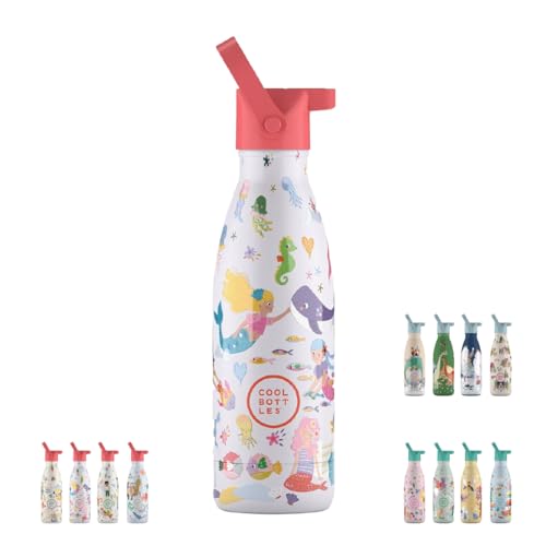 Botella Agua Acero Inoxidable Niños - Mantiene 36h Frío, 18h Calor - 350ml - Botella Térmica...