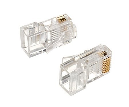 R.J. Enterprises8X8-CP-CL RJ45 Crystal Plug Clear (Price per Bag of 100pc)