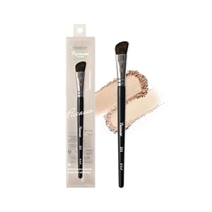 Piccasso 201 Nose Shading Brush – Soft Hair Makeup Brush for Nose Shaper and Face Makeup, Small Angled Brush for Precise Contouring and Blending, Korean Professional Beauty Tool for Daily Use