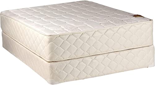 DS Solutions USA Grandeur Deluxe Gentle Firm King Mattress and Box Spring Set with Bed Frame