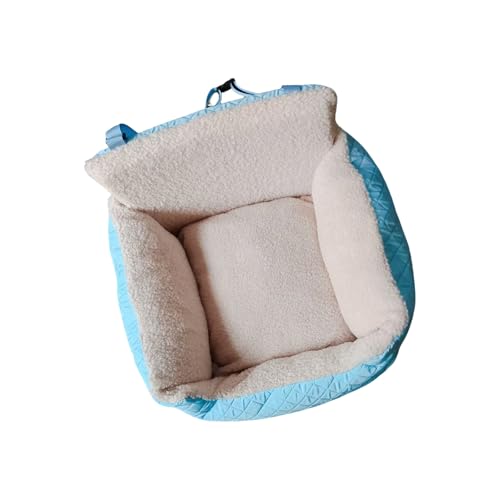 Pet Includes Washable Cover and Straps for Small Dogs Comfortable Bed Double Use for Home and Travel Antislip Dog Boosters
