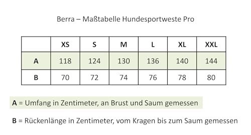 Berra Hundesportweste PRO Hundeführerweste schwarz (S)