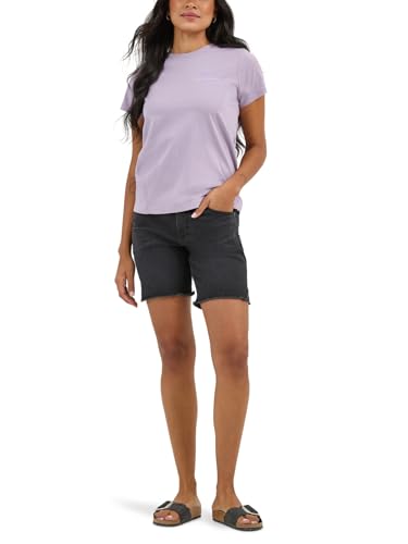 Lee Women's Legendary 7" Side Slit Denim Short, Dark Tale, 2 - image 2