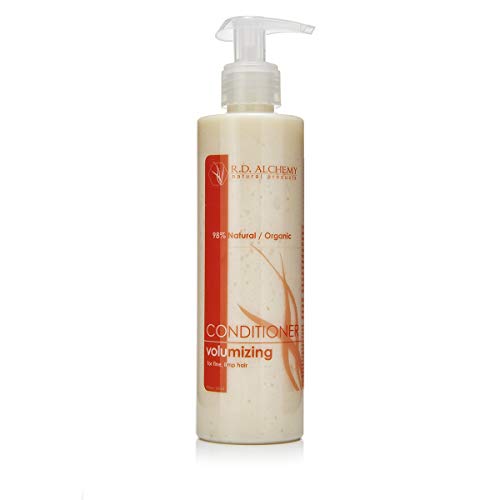 Rd Alchemy - 98% Natural & Organic Volumizing Conditioner. Natural Blend Of Vitamin B3, Argan Oil, And Peppermint, Condition While Volumizing Thin, Fine Hair For Thicker, Fuller Hair #TOP25