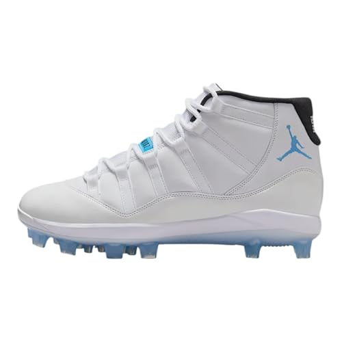 Nike Air Jordan 11 Retro MCS Baseball Cleats White/Legend Blue-Black HM7326-104 Size 14