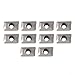 10-Pack APKT 1003 PDFR-MA H01 Carbide Milling Inserts for Aluminum, CNC Machining Blades with Strong Grip, Wear Resistance, Quick Trimming and Easy User Clamping for Industrial Use