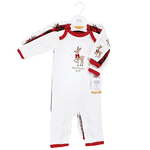 Image of Hudson Baby Baby Cotton Union Suit, 3 Pack