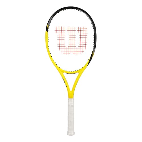 Wilson Pro Open L unbesaitet 280g Tennisschläger Schwarz - Gelb Griffstärke 1