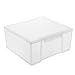 Paylak 12 Storage Square Clear Container For Crafts Beads Small Items Organizer 2 inches Square