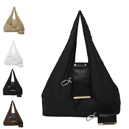 Keychain Tote Bag, Compact Handbag for Women, Expandable & Portable