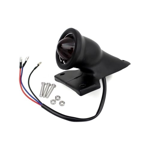 Feu arrière LED pour moto custom de type chopper et bobber avec fonction feu stop intégré