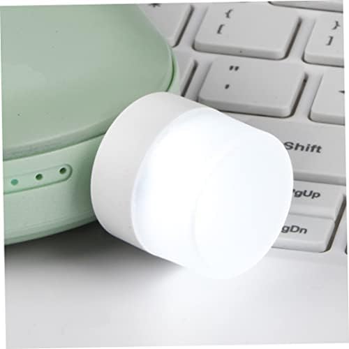 Mini USB Night Light Small Plug in LED Nursery Lamp Car Ambience Light 4PCS White Light