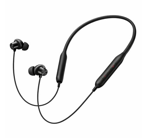 Image of for OnePlus Bullets Wireless Z3 in-Ear Neckband with 12.4mm Drivers, 3D Spatial Audio,10 mins Charge for 27 hrs Playback, AI Call Noise Cancellation, 4 EQ preset, Dynamic bass Enhancement