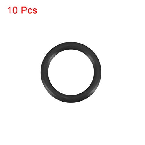 sourcing map 10 Stück O Ring Dichtung 14 mm x 18 mm x 2 mm Metrische Nitrilkautschuk Dichtungsringe Gummidichtungen für Sahnespender Pumpe Schnellkupplung Umfülladapter