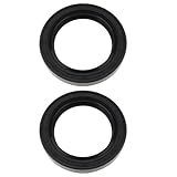 Briny River 2Pcs Rasenmäher Skelett Öl Dichtung 805049S 805049 Kompatibel mit Briggs & Stratton 48x34x8mm