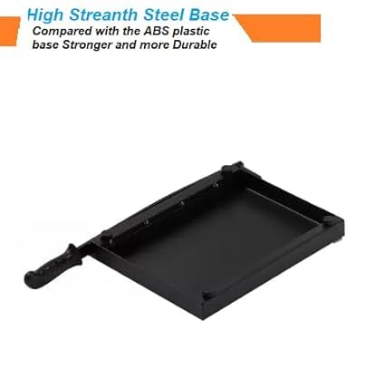Image of 12 Inch A4 Steel Heavy Duty Professional Paper Cutter Guillotine Paper Trimmer Machine (A4, B5, A5, B6, B7) (Black)