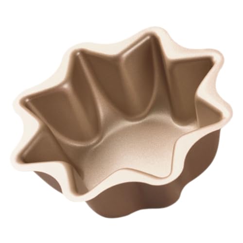 SOLUSTRE Molde para Tartas Octogonal al Antiadherente y Reutilizable Molde para Huevos y Pudines Mediano para Horno Doméstico Fácil de Desmoldar y Limpiar