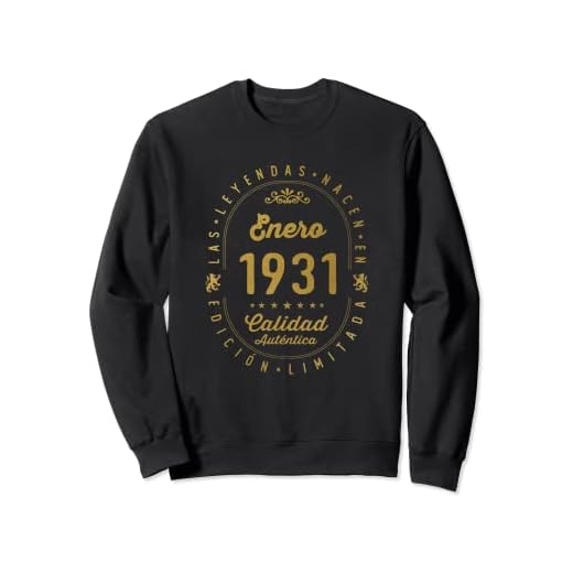 92 años Cumpleaños Las Leyendas nacen en Enero de 1931 Sudadera