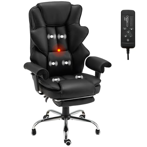 Ergonomic Office Chair with Heated Massage Function,...