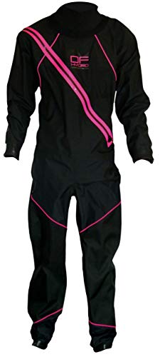 Dry Fashion Unisex Trockenanzug Regatta Segelanzug Dry Suit, Farbe:Schwarz/Pink, Größe:XS