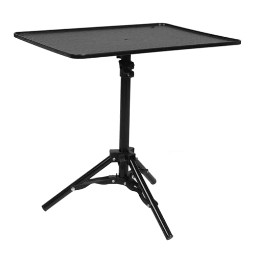 Support de projecteur en alliage noir trépied stable de haute finition