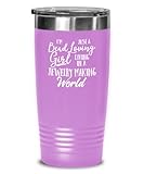 Jeweler Tumbler I'm just a bead-loving girl Funny Gift Idea 20oz, Magenta