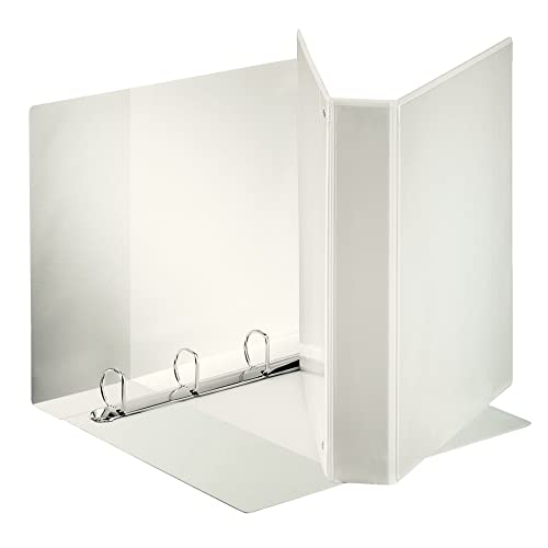 ESSELTE 394753000 Display Folder Polypropylene (3 Pockets) with Rings 4-40 - D - f.to Maxi - White, Dorso 6.5 cm - Image 3
