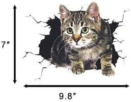 Cat Decals for Cars, Car Sticker 3D Simulation Cute Cat Scratches to Cover The Body Sticker, Bumper Stickers, Decals and Magnets, Automotive Decals - Image 2