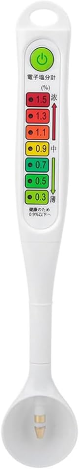 ABOOFAN Electronic Salinity Tester for Food Cooking Salt Meter with Led Display 8.07 Inch Handheld Digital Salt Concentration Meter for Brine Pickles Soups and Fermented Foods