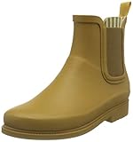 braune Chelsea Boots für Damen mit Gummi am Schaft