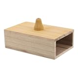 Scatola di Risonanza per Diapason in Legno, Colore Kaki