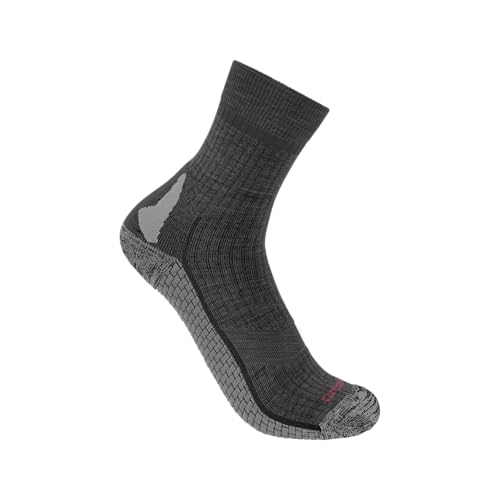 Carhartt Women's Force Grid Lightweight Synthetic-merino Wool Blend Short Crew Sock
