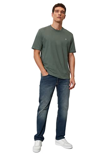 Marc OߴPolo Herren T-Shirt aus Bio-Baumwolle mit Rundhalsausschnitt, Grün (Mangrove), XXL