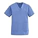 Scrub Top, Ladies, V-Neck, 2Pkt, Ceil, 5XL