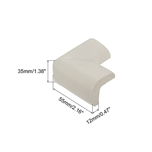 Image of uxcell Corner Guards Edge Protectors, 12Pack Foam Safety Bumper L Shape, 55mm /2.16 inch(L) for Furniture Corner Table Edge Guard, Gray