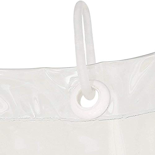 Image of MONKDECOR .40mm PVC AC Curtain with Plastic Hook (Width x Height -54x84 Inches) (Pack of 3 Pc)