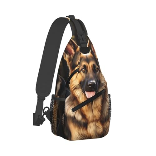 Bolso Bandolera Cruzado para Hombre y Mujer Negro miniatura 2