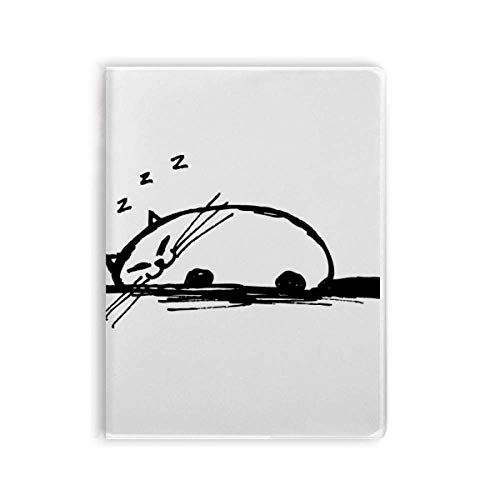 Carnet de notes Curly Heavy Cat Smile Line, idéal pour vos séances d'écriture au café