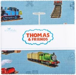 Riley Blake Designs Thomas & FriendsTM 80th Anniversary Thomas & Friends 5" Stacker 5-17010-42