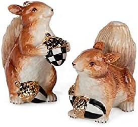 MacKenzie-Childs Walk in the Woods Squirrel Salt & Pepper Set