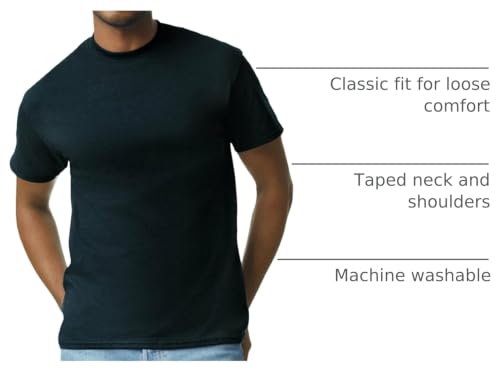 Image of Gildan Adult Ultra Cotton T-Shirt, Style G2000, Multipack