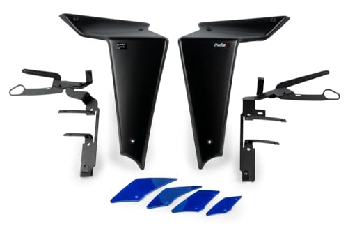Ailerons latéraux Naked Puig 20647A bleu aérodynamique pour contrôle moto
