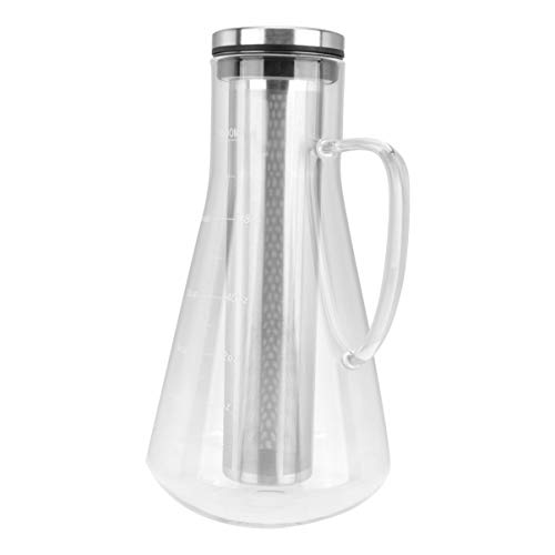 Hemoton 1600Ml Bebida Gelada Gotejamento Cafeteira Cafeteira PortÃ¡til Cafeteira Com Filtro Jarra Ca