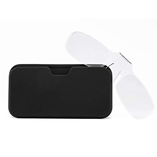 Outech Gafas de Lectura sin Patillas, Gafas Ver de Cerca, Gafas para Leer para Hombres, Se Pueden Enganchar en la Nariz Cover