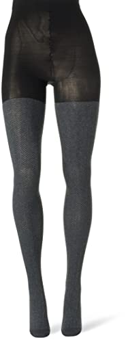 Image of Berkshire Women's Berkshire Herringbone Rib Tights With Non-control Top and Reinforced Toe
